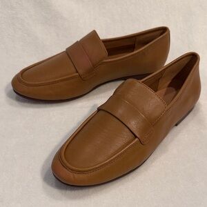 Madewell Tan Leather Loafers